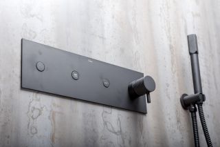 Душевой комплект Boheme Fusion чёрный 130-B